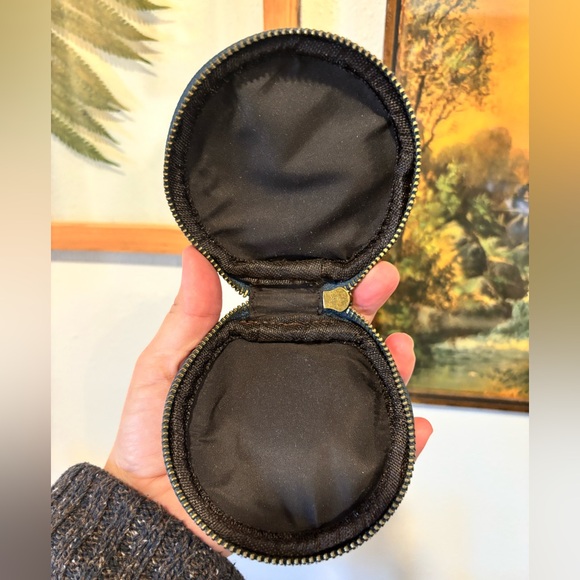 Aran Woollen Mills Blue Tweed Coin Purse 100% Wool Made in Ireland - Picture 6 of 7